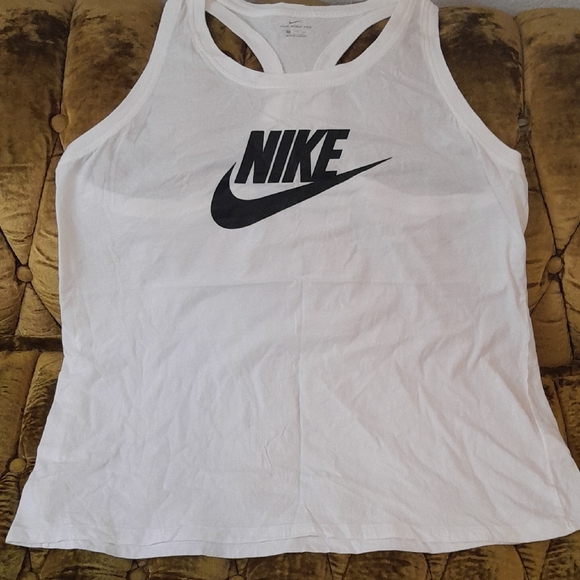 Nike Tops - Nike Women's White and Black Tank Top